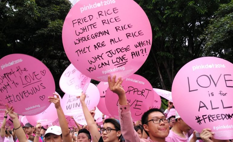 Celebrating Freedom to Love at Pink Dot SG