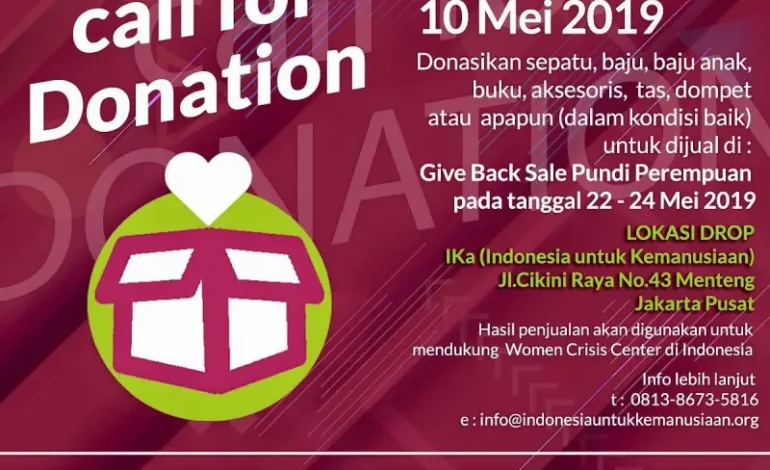Call for Donation untuk Perempuan Korban Kekerasan Seksual
