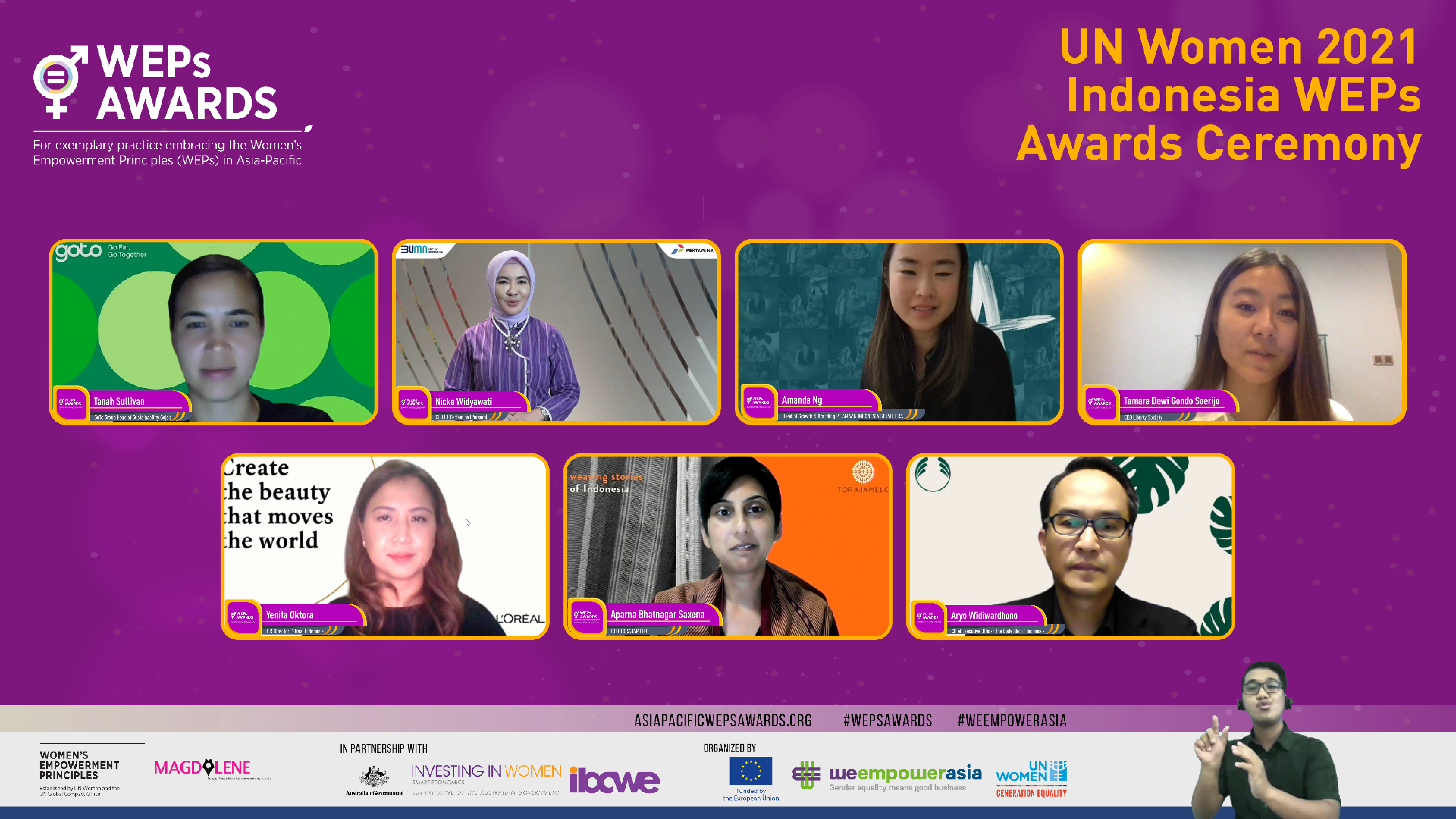 Indonesia WEPs Awards 2021 Dorong Karier Perempuan di Perusahaan