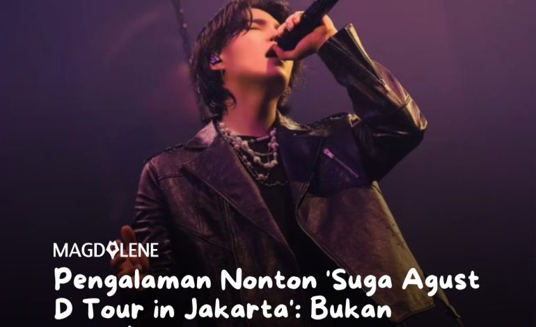 Pengalaman Nonton ‘Suga Agust D Tour in Jakarta’: Bukan Sekadar Konser tapi juga Perjalanan Spiritual