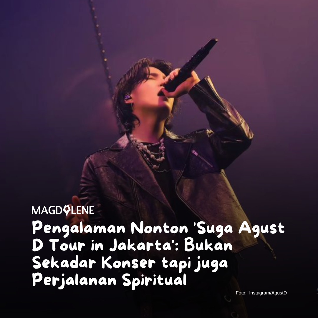 Pengalaman Nonton ‘Suga Agust D Tour in Jakarta’: Bukan Sekadar Konser tapi juga Perjalanan Spiritual