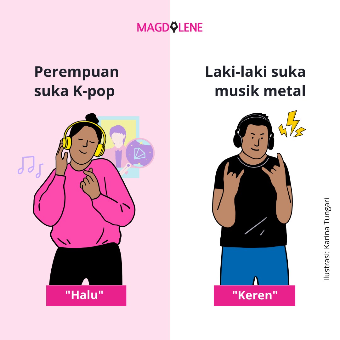 Perempuan Dilarang Suka Sepak Bola dan Musik Keras