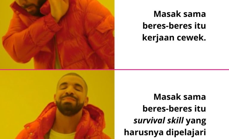 Kerja Domestik adalah Keterampilan Dasar, Jangan Biarkan Ibu Lakukan Sendiri