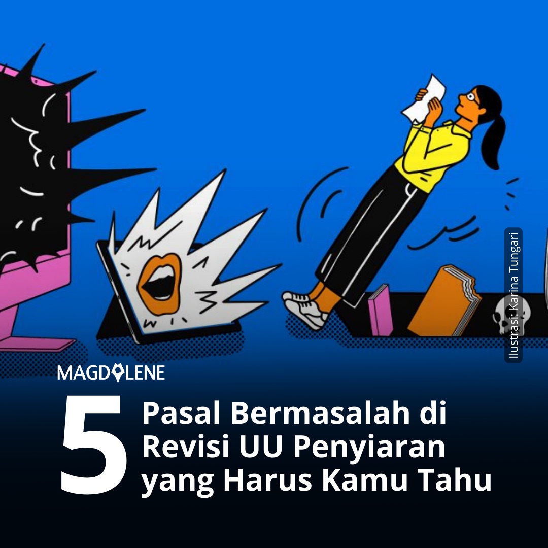 5 Pasal Bermasalah di Revisi UU Penyiaran yang Harus Kamu Tahu