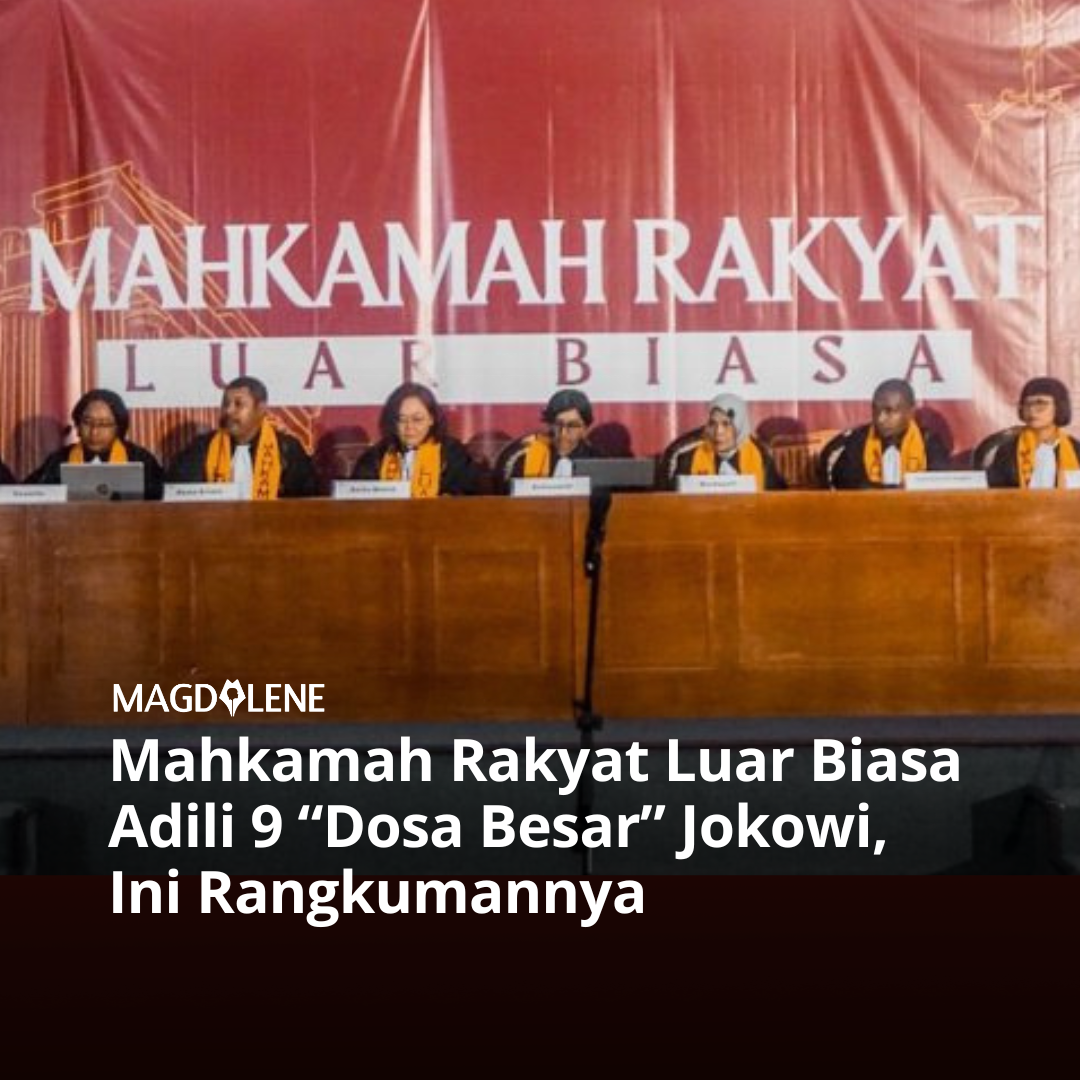 Mahkamah Rakyat Luar Biasa Adili 9 “Dosa Besar” Jokowi, Ini Rangkumannya