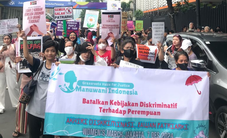 #AkhiriDiskriminasi-LawanPatriarki: 10 Tuntutan Women’s March Jakarta 2024 