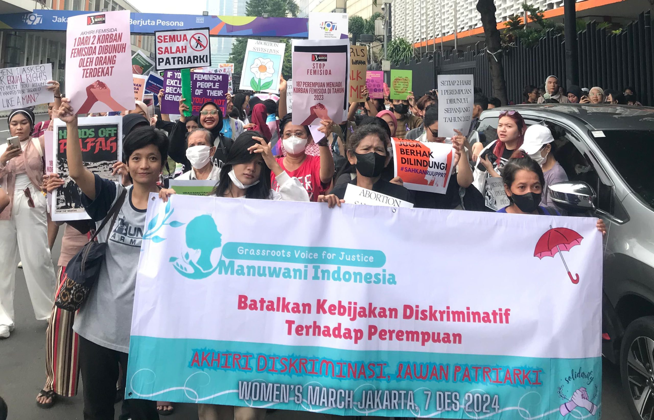 #AkhiriDiskriminasi-LawanPatriarki: 10 Tuntutan Women’s March Jakarta 2024 