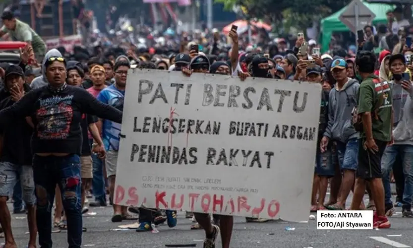 #DimulaidariPati: Ribuan Warga Pati Menuntut Sudewo Mundur dari Jabatan