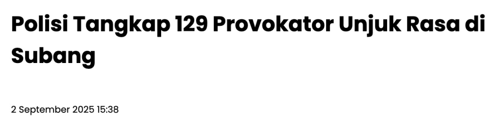 Ilustrasi demonstrasi damai tanpa izin sesuai UU No. 9 Tahun 1998