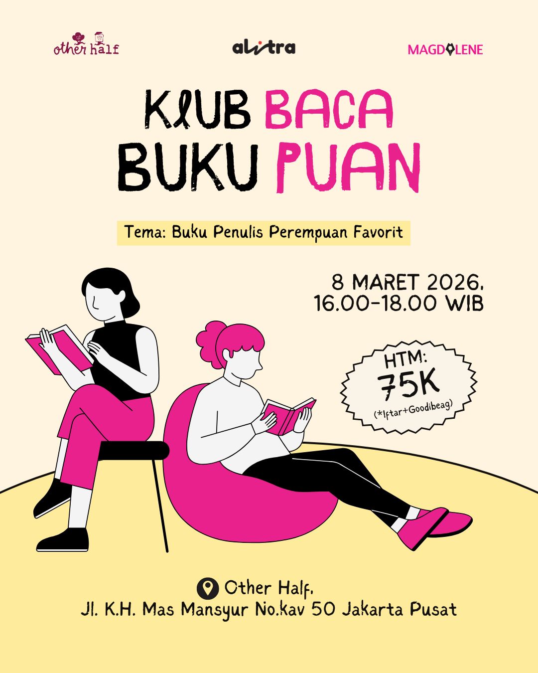 Klub Baca Buku Puan Maret 2026