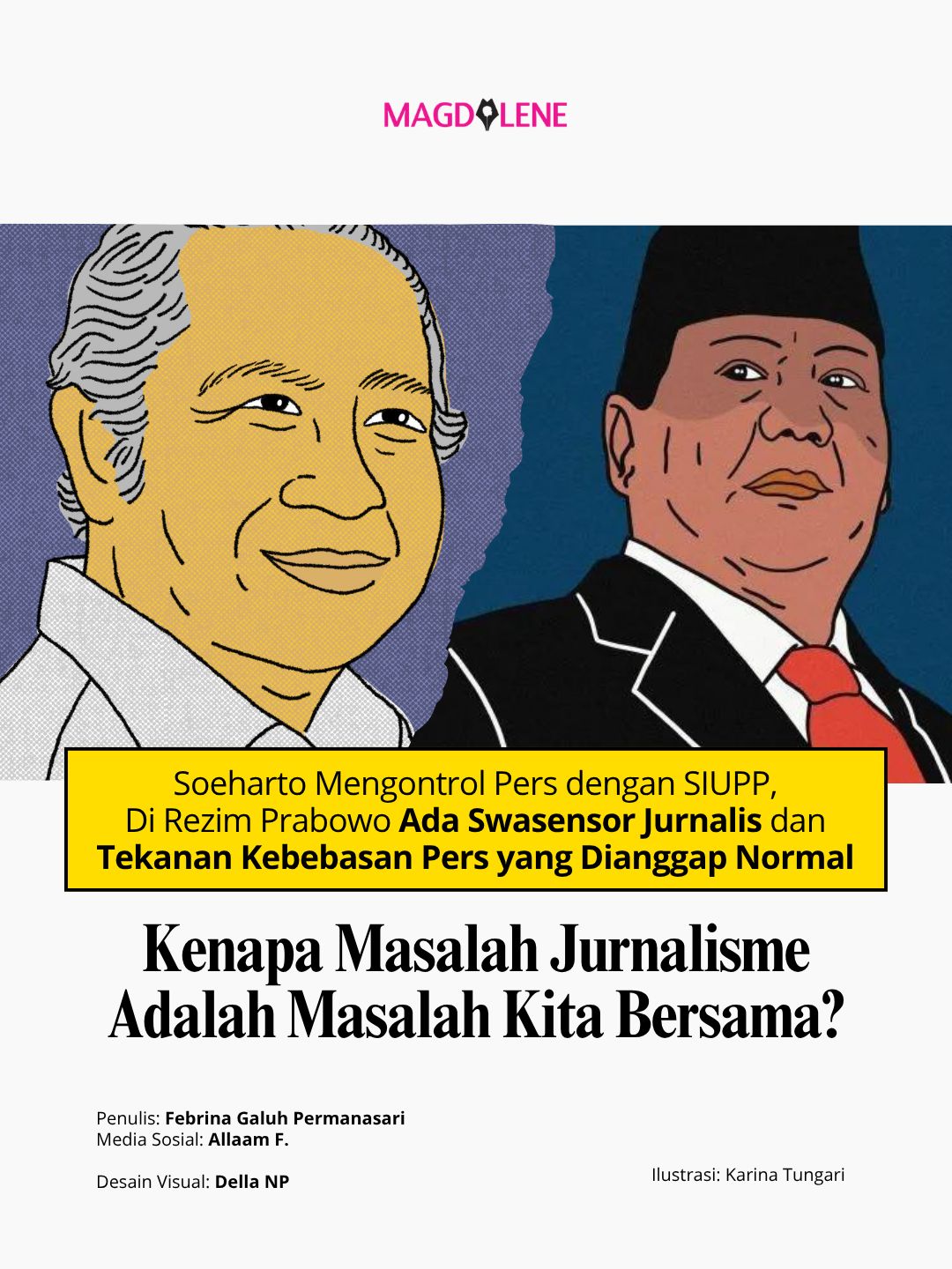 Kenapa Masalah Jurnalisme adalah Masalah Kita Bersama?