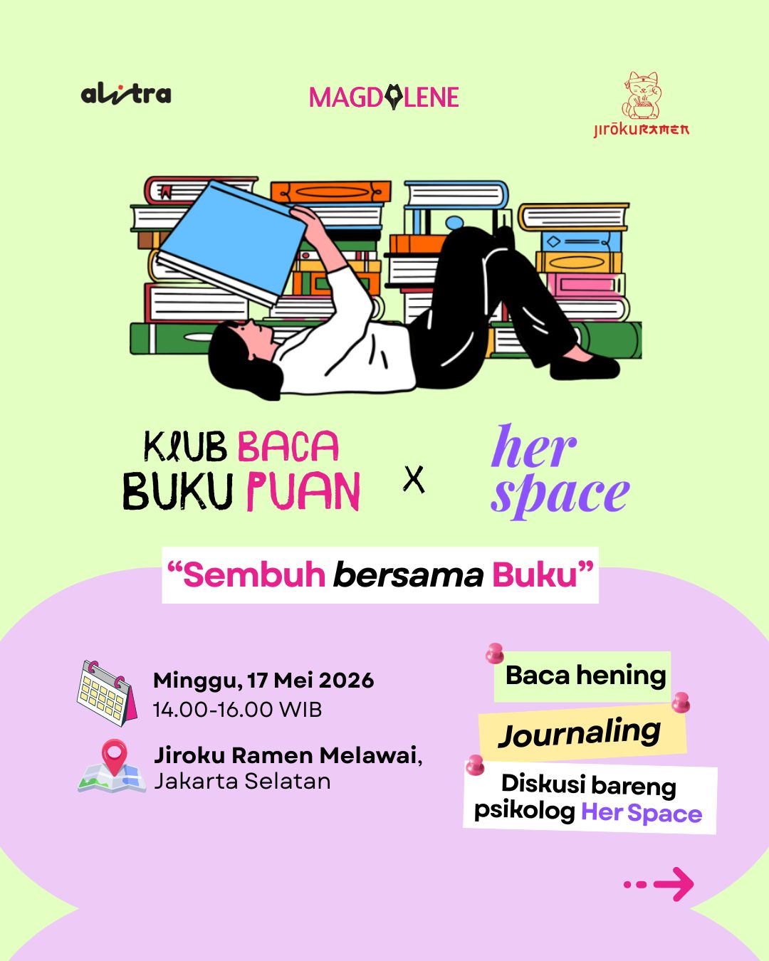 Klub Baca Buku Puan Vol. 13