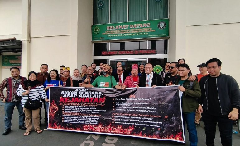 Gugatan ‘Class Action’ Warga Kalbar: Pemerintah cuma Klaim Kosong soal Karhutla