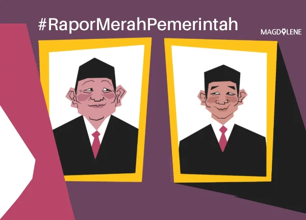#RaporMerahPemerintah