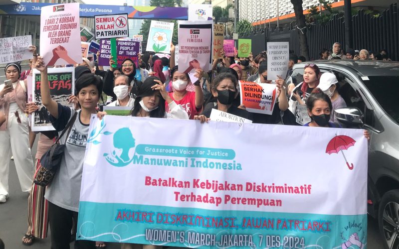 #AkhiriDiskriminasi-LawanPatriarki: 10 Tuntutan Women’s March Jakarta 2024